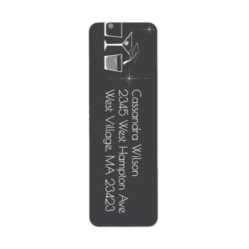 Cap and Cocktail Graduation Party Grey Label