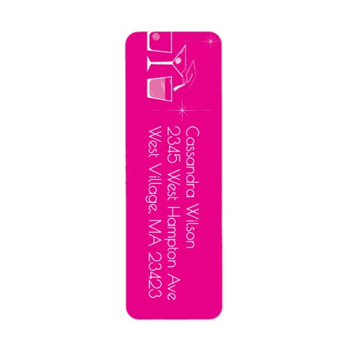 Cap and Cocktail Graduation Party Pink Label