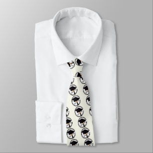Cap and Diploma Class of 2027 Graduation Neck Tie