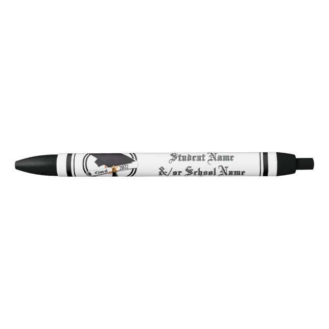 Cap and Diploma Class of 2027 Graduation  Pen (Front)