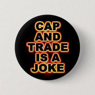 Cap And Trade Pinback Button