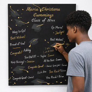 Cap & Confetti Graduation Signature Foam Board