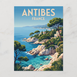 Cap d'Antibes France Postcard