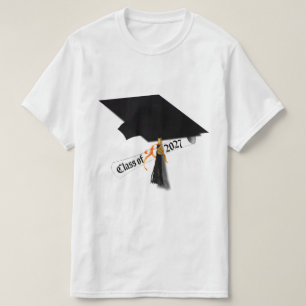 Cap Diploma Class of 2027 Graduation T-Shirt