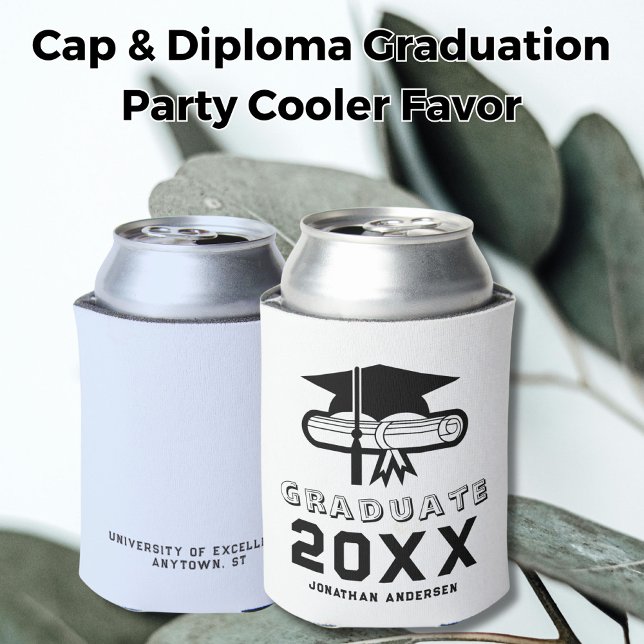 Cap & Diploma Graduation Party Cooler Favor (Creator Uploaded)