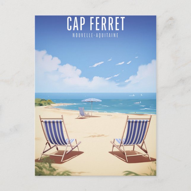 Cap Ferret - poster - Poster Postcard (Front)