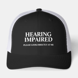 Cap for the Deaf or Hard of Hearing