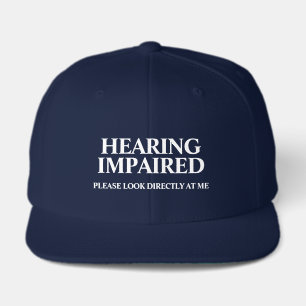 Cap for the Deaf or Hard of Hearing