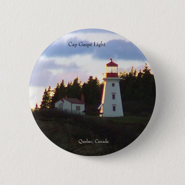 Cap Gaspe Light button (Front)