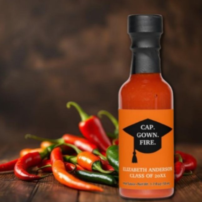 Cap. Gown. Fire. Graduation Hot Sauces (Creator Uploaded)