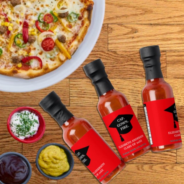 Cap. Gown. Fire. Graduation Hot Sauces (Creator Uploaded)