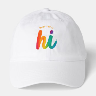 Cap hi design Brush Art Hat – Multi colours