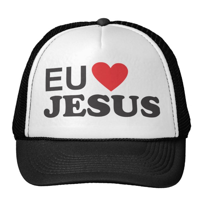 Cap   I love Jesus Trucker Hat