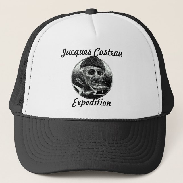Cap Jacques Costeau Expedition black (Front)
