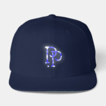 Cap Letter P logo Design (Blue)