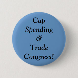Cap Spending&Trade Congress! Button