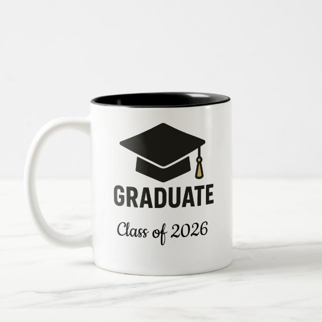 Cap & Tassel Graduate Class of 2026 Mug  (Left)