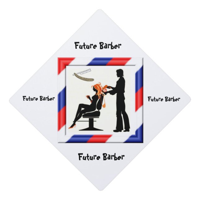 Cap Topper Barber (Front)