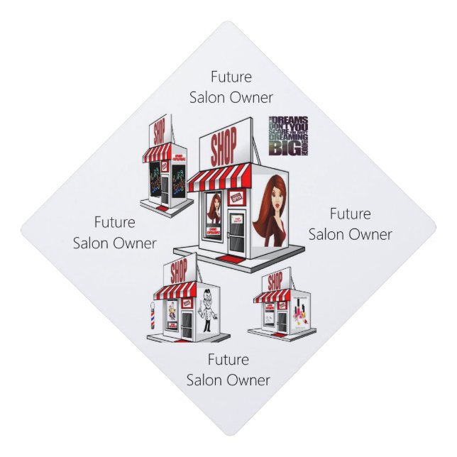 Cap Topper Future Beauty Salon Owner (Front)
