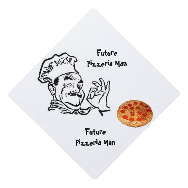 Cap Topper Pizzeria Man (Front)