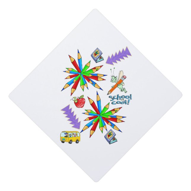 Cap Topper School is Cool Teacher (Front)