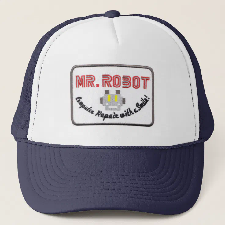 Botany complement menu Cap Trucker Mr.Robot | Zazzle