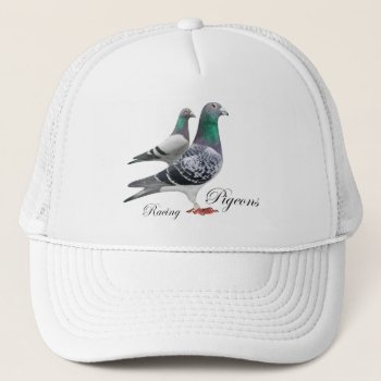 Cap With Pair Of Carrier Pigeons by naturanoe at Zazzle