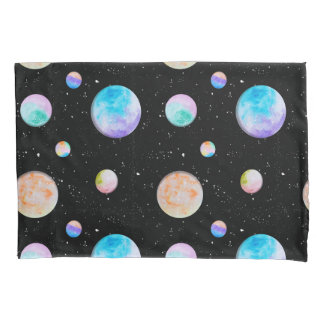 Capa de Travesseiro Linha Galáxia de Tinta Pillow Case