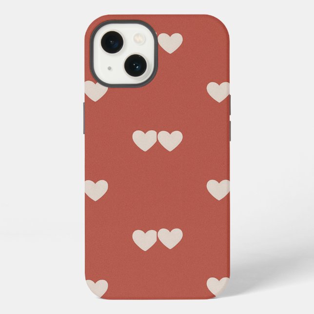 CAPA PARA CELULAR EM DESIGN DE CORAÇÃO  IPHONE CASE (Back)