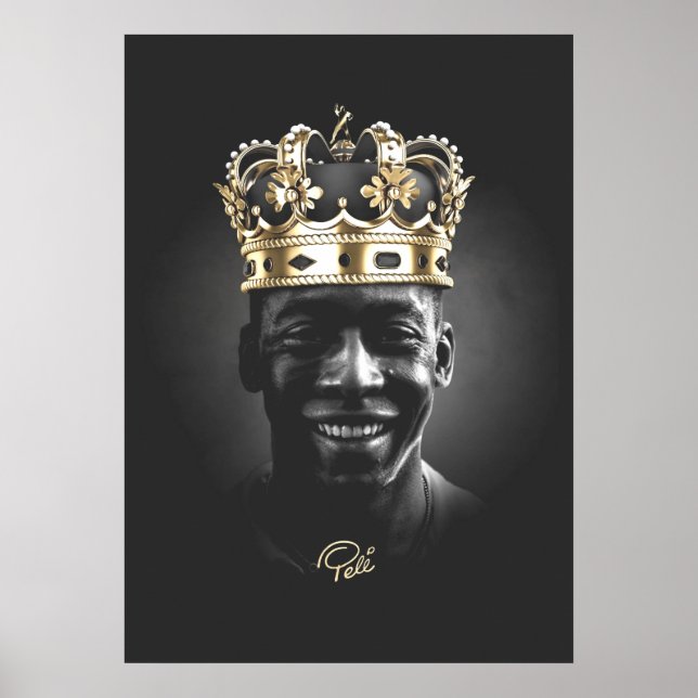 Capa Para iPhone Cartão Postal Camiseta King Pelé  Poster (Front)