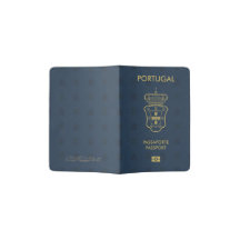 Capa para passaporte azul