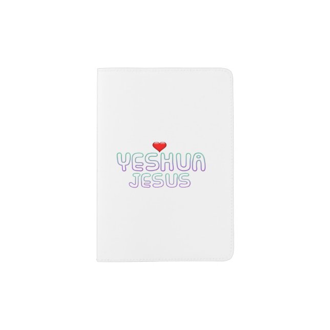 Capa para Passaporte personalizada Jesus Yeshua Passport Holder (Front)