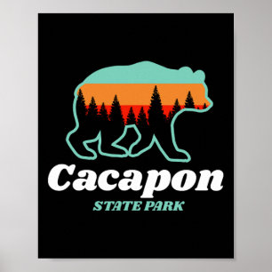 Capacon State Park West Virginia Bear Summer  Poster