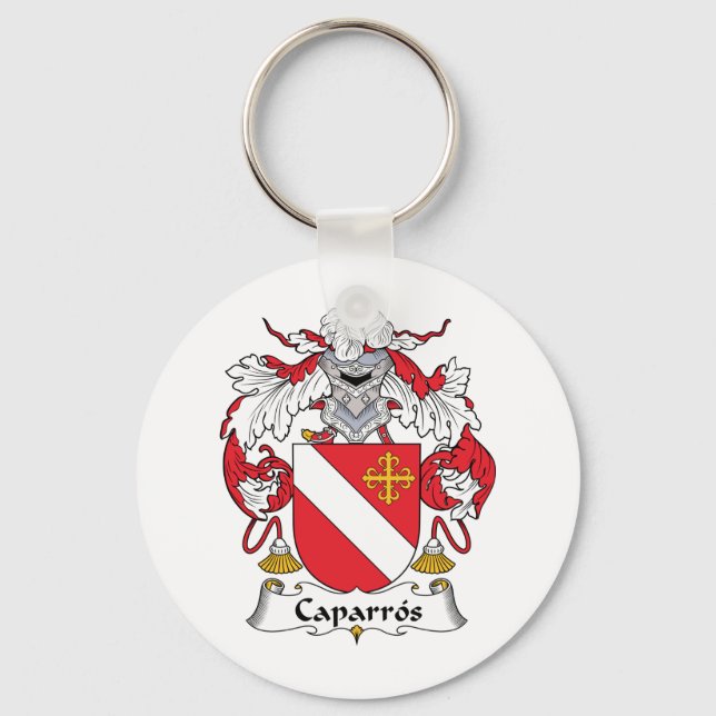 Caparros Family Crest Keychain (Front)