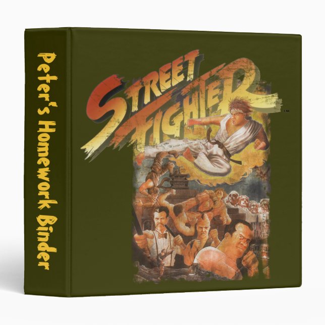 Capcom Exclusive 3 Ring Binder (Front/Spine)