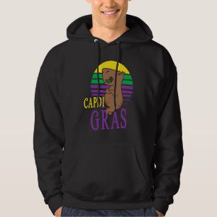 Capdi Gras Mardi Gras Capybara Carnival Parade for Hoodie