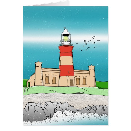 Cape Agulhas Lighthouse Cards (Front)