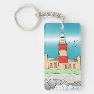 Cape Agulhas Lighthouse Keychain