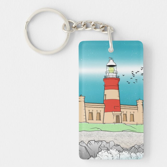 Cape Agulhas Lighthouse Keychain (Front)