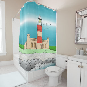 Cape Agulhas Lighthouse Shower Curtain