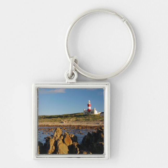 Cape Agulhas Lighthouse, Western Cape 2 Keychain (Front)