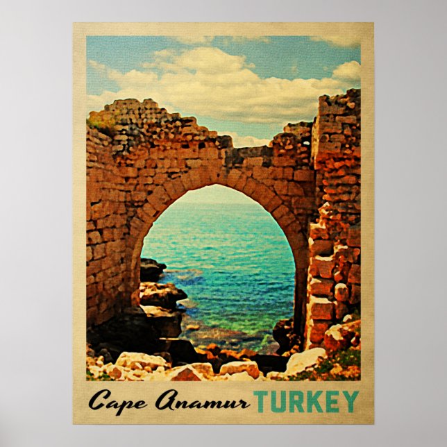 Cape Anamur Turkey Poster (Front)
