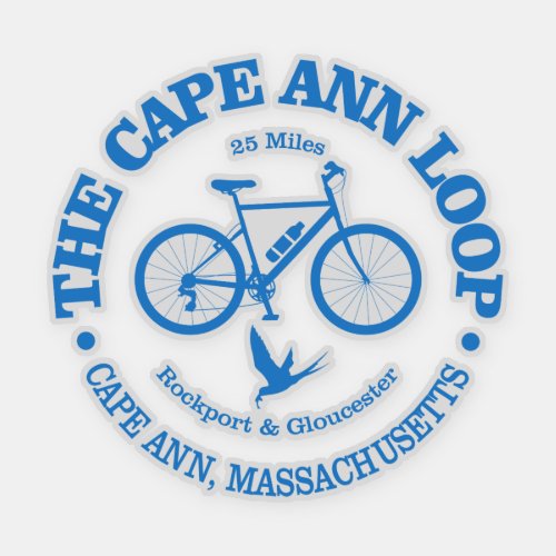 Cape Ann Loop cycling Sticker