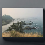 Cape Arago State Park, Oregon Coast Plaque<br><div class="desc">Over Labor Day Weekend in 2017, we went exploring at Cape Arago State Park on the Oregon coast near Coos Bay. In the distance you could see & hear the seals & sea lions spread out on the reef & islands. There were wildfires burning in Southern Oregon which made the...</div>