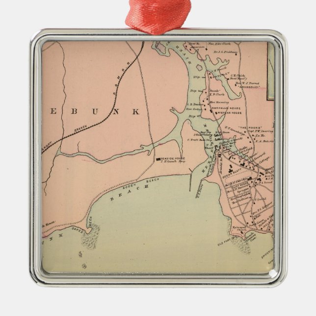 Cape Arundel, Kennebunkport, Maine Metal Ornament (Front)