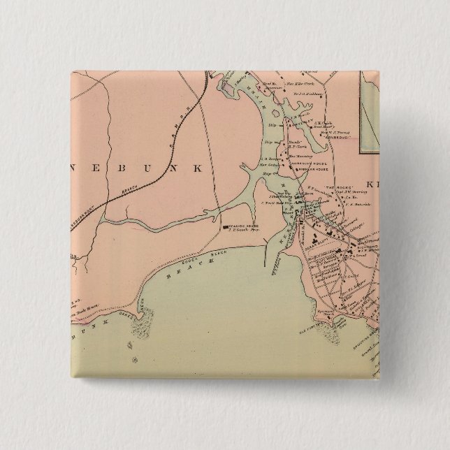 Cape Arundel, Kennebunkport, Maine Pinback Button (Front)
