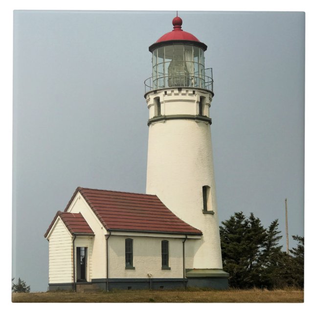 Cape Blanco Lighthouse, OR Ceramic Tile (Front)