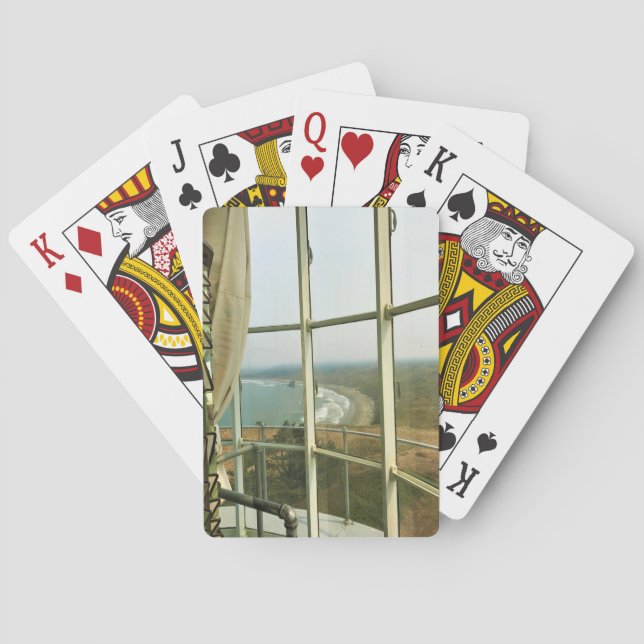 Cape Blanco Lighthouse, Oregon Coast Poker Cards (Back)