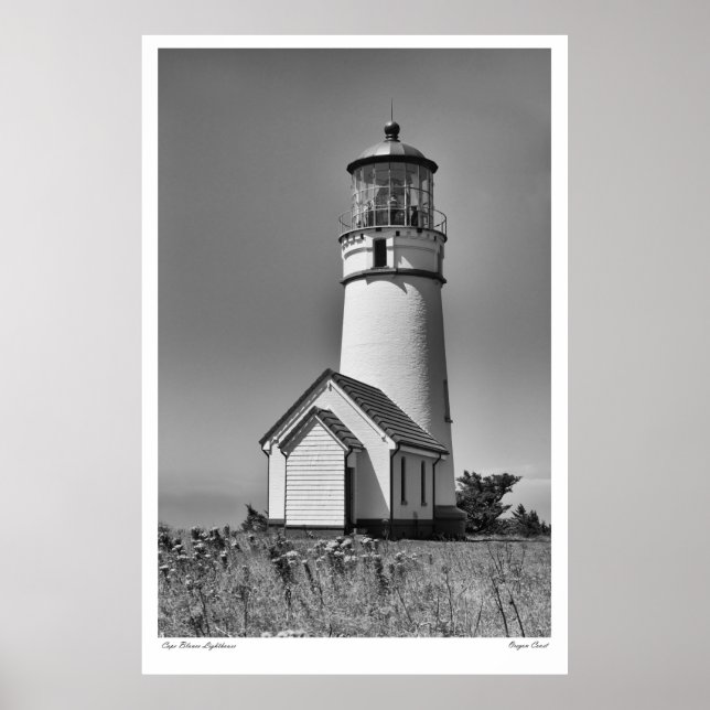 Cape Blanco Lighthouse Poster (Front)