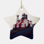 Cape Bonavista Lighthouse Ceramic Ornament at Zazzle